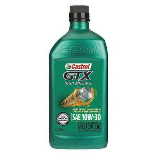 Castrol Motor Oil, 10W-30 SAE, Petroleum, 1 Qt.