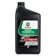 Castrol SAE 10W40 Small Engine Oil For Use in 4-Cycle Engines 1 Quart