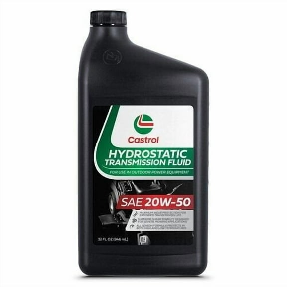 Castrol SAE 20W50 Hydrostatic Transmission Fluid For OPE API GL-4 1 Quart