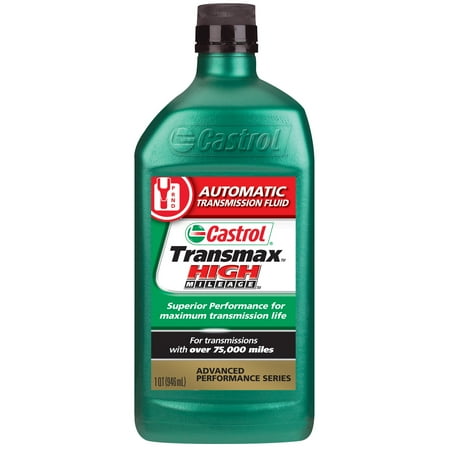 Castrol Transmax High Mileage Automatic Transmission Fluid, 1 qt