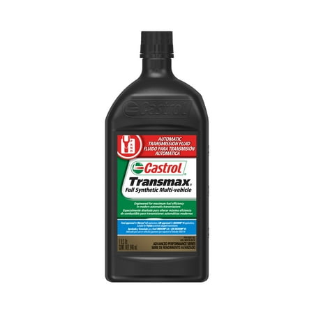 Castrol Transmax Multi-Vehicle Full Synthetic Automatic Transmission Fluid, 1 qt