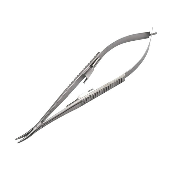 Castroviejo Needle Holder 5.5 inches Curved with Lock Craft by Wise Linkers