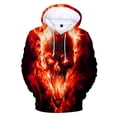 thumbnail image 1 of Casual 3D Fire and Skull Hoodie Men Women Unisex Sweatshirts New Print Flame Skull  Hip Hop Tops Autumn Boys Hoodies Pullover, 1 of 3