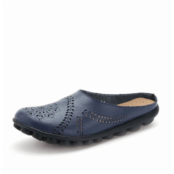 Casual All-Match Hollow Slippers Women's Comfortable Mules Hollow Slippers Shoes for Women