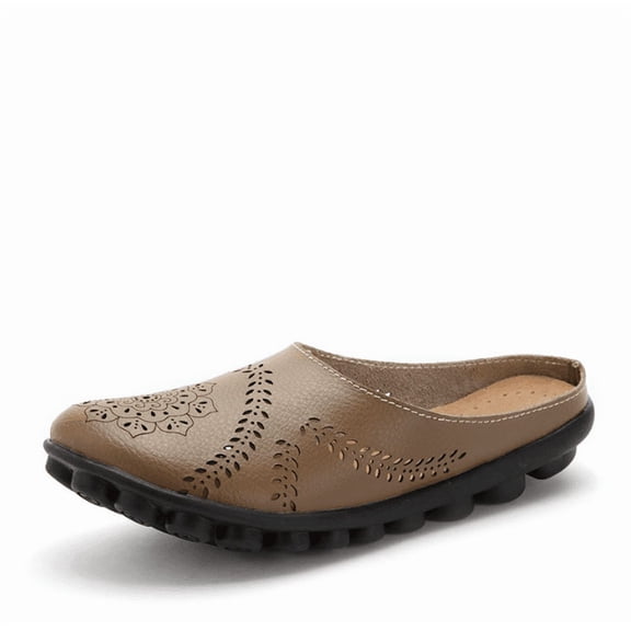 Casual All-Match Hollow Slippers Women's Comfortable Mules Hollow Slippers Shoes for Women