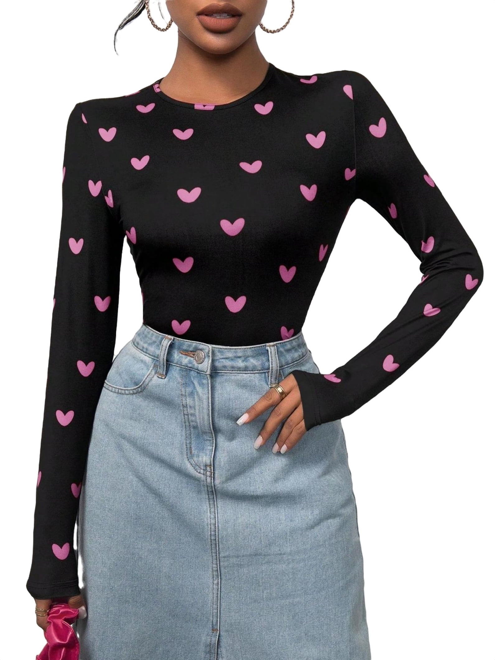 Pink Collection Fave t shirt Women's Long-Sleeve T
