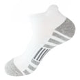 thumbnail image 1 of Casual Ankle Socks Low Cut Athletic Socks for Men & Women , Size Hiking and Sports , 6 Pairs Multi-Size Options for Running, Hiking and Sports , Short socks Thick Cushion White, 1 of 7