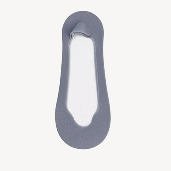 Casual Athletic Socks New Women's Thin Seamless Socks in Summer Mesh Breathable Bottom Can't Slip off with Short Socks Style B-118 Blue One Size