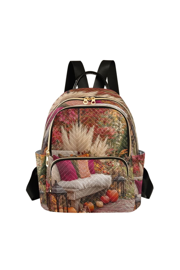 Casual Autumn Outdoor Seating Backpack for School,College and Travel, Water Resistant Bookbag,