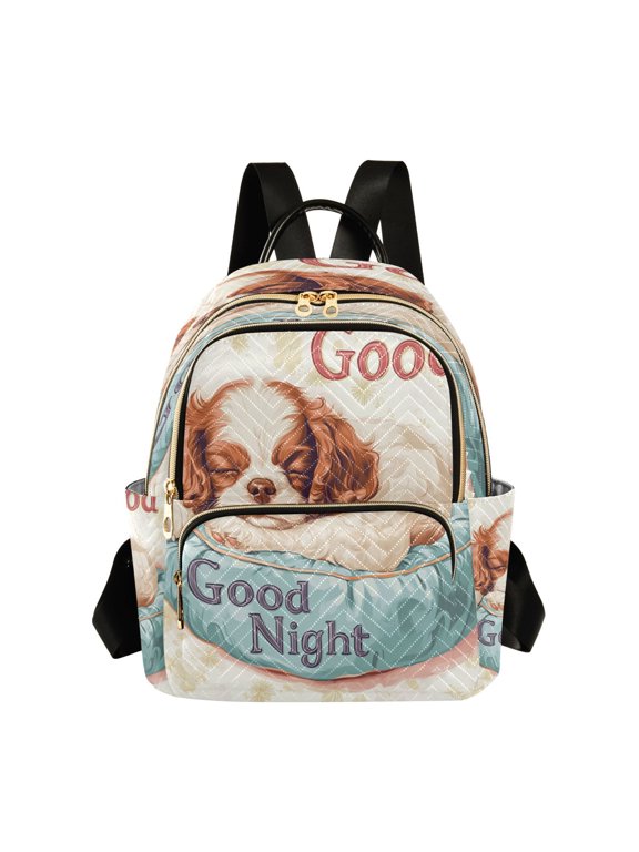 Casual Baby Dog Sleepping Backpack for School,College and Travel, Water Resistant Bookbag,
