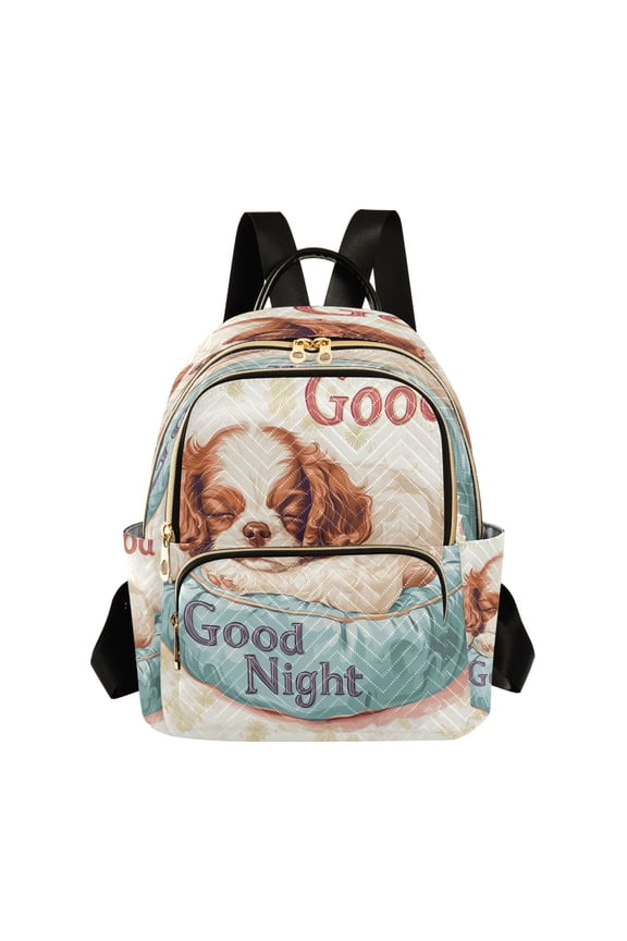 Casual Baby Dog Sleepping Backpack for School,College and Travel, Water Resistant Bookbag,
