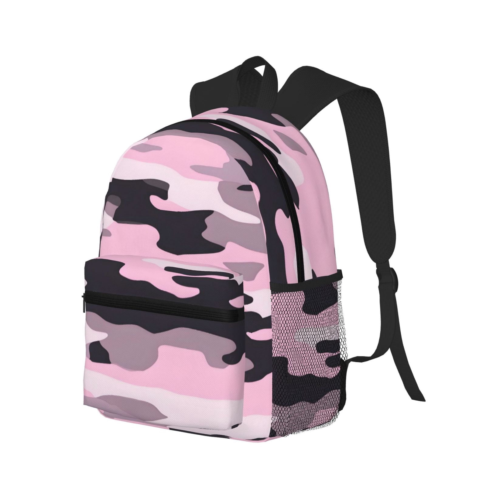 Pink Camouflage Backpacks for Travel School and Everyday Use