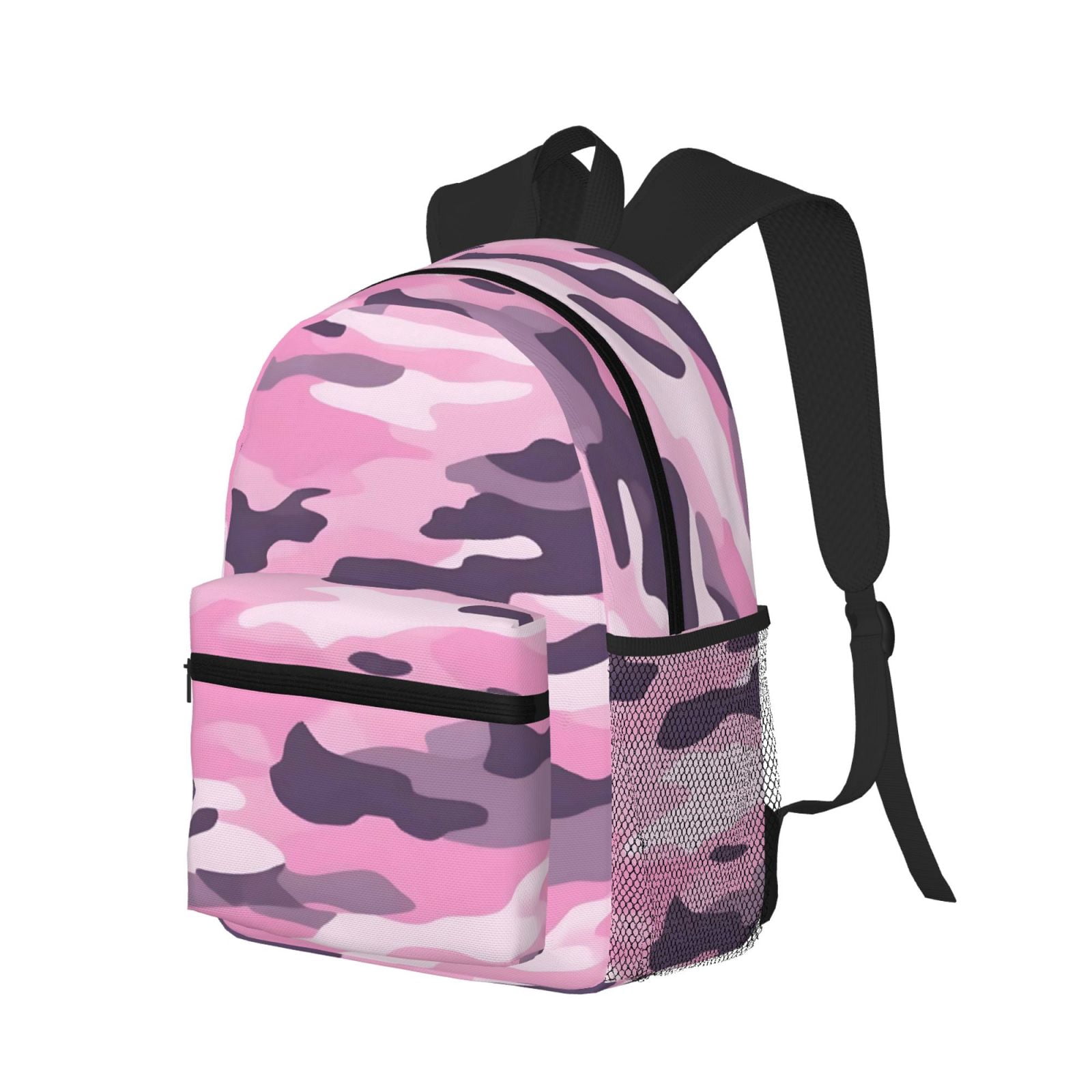 Pink Camouflage Backpacks for Travel School and Everyday Use