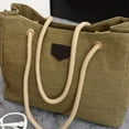 thumbnail image 1 of Casual Bag for Women Fashion Classic Look Large Capacity Shoulder Bags Portable PP Women Bags for Daily Use Khaki, 1 of 1