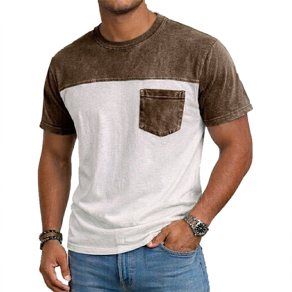 Casual Basic Top with Pocket