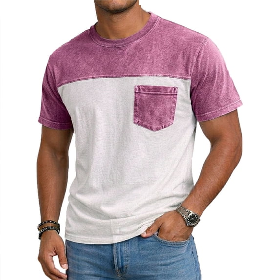 Casual Basic Top with Pocket