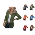 thumbnail image 1 of Casual Blazers for Women 2025 Long Sleeve Notch Lapel Collar Open Front Business Casual Work Office Jacket, 1 of 6