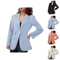 thumbnail image 1 of Casual Blazers for Women 2025 Long Sleeve Notch Lapel Collar Slim Fit Business Casual Work Office Jacket, 1 of 7