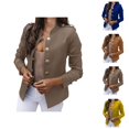 thumbnail image 1 of Casual Blazers for Women 2025 Long Sleeve Open Front Neck Business Casual Work Office Jacket, 1 of 6