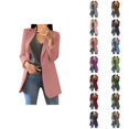thumbnail image 1 of Casual Blazers for Women 2025 Long Sleeve Open Front Notch Lapel Collared Business Casual Work Office Jacket, 1 of 5
