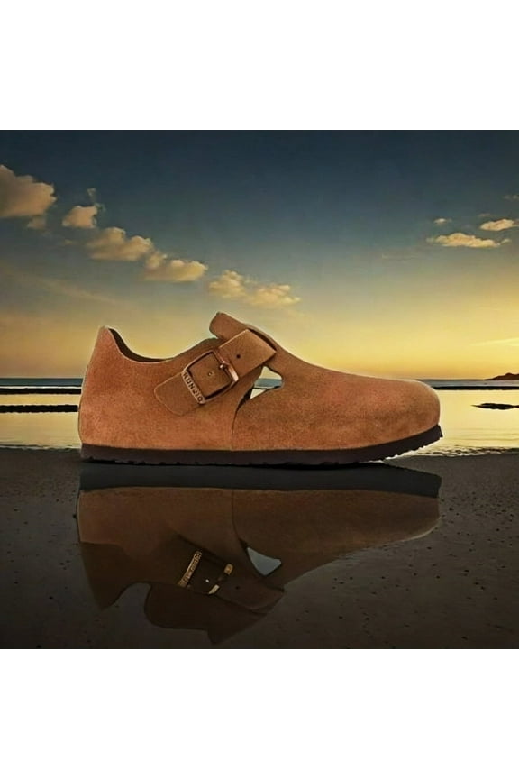 Casual Board Shoes Women's Cork Footbed Slide Sandal, Comfortable spring and autumn Beach Sandals with Adjustable Buckle Men's Outdoor Sports Trend Custom Handmade Slippers LightweightSnea