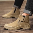 thumbnail image 1 of Casual Boots Men Side Zip Boots for Men, Chelsea Boots, Side Zipper for Quick on-off with Non Slip Comfortable Sole for Daily Wear and Easy on off Design, 1 of 4