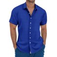 thumbnail image 1 of Casual Breathable Cotton Shirt For Men Lightweight Perfect for Summer Beachwear, 1 of 2