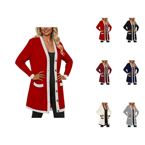 Casual Button Down Cardigan Long Sleeve Lightweight Knit Sweater Outerwear Comfortable Loose Fit Versatile Layering Piece Cardigan Sweaters for Women
