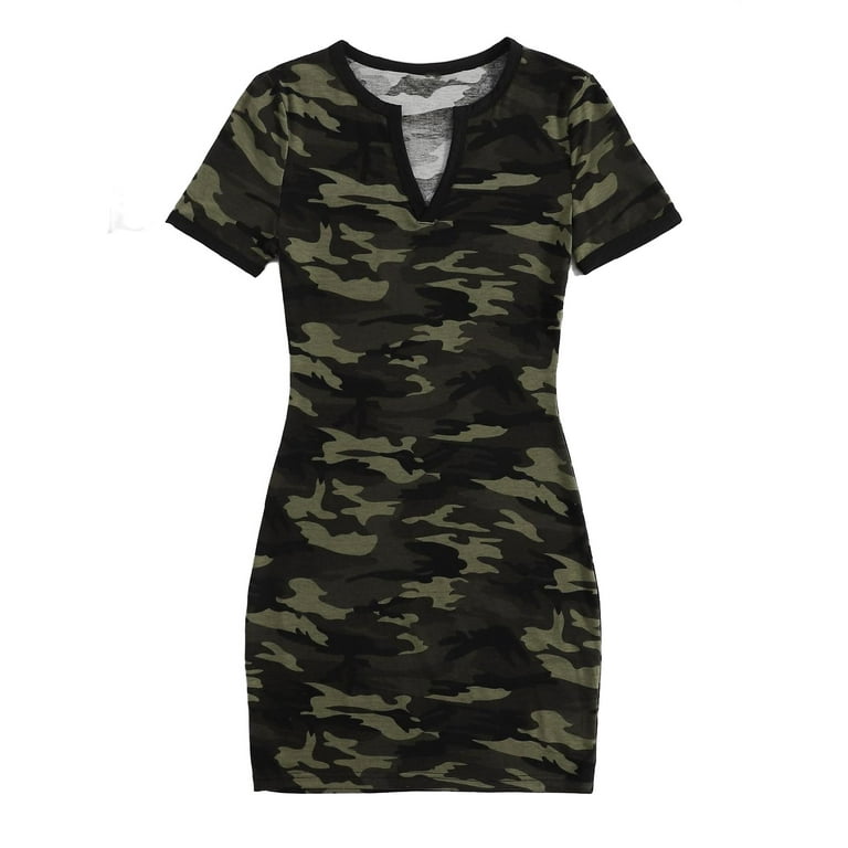 Walmart online camo dress