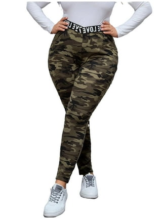 Plus Size Camo Leggings