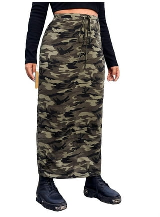 Camo Plus Size Skirt