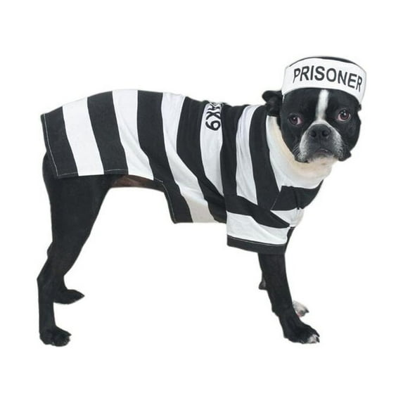 Casual Canine Prison Pooch Costume, Large