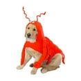 thumbnail image 1 of Casual Canine Lobster Paws Dog Costume, Small (Fits Lengths Up To 12), Red-Orange, 1 of 3