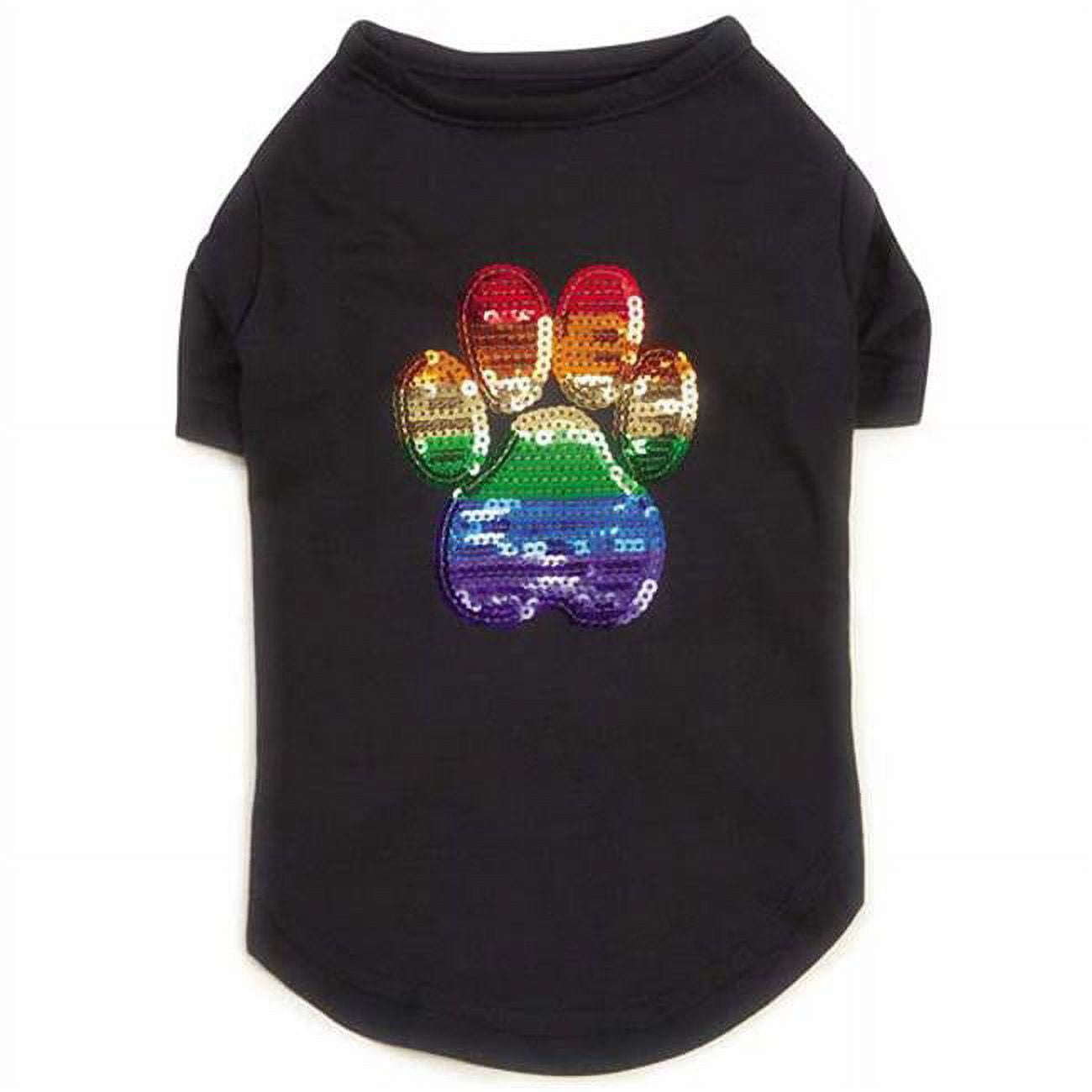 Casual Canine ZM5710 20 Puppy Pride Sequin Dog T Shirt with UPF 40 Large Walmart