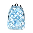 thumbnail image 1 of Casual Canvas Backpack Without Interlayer Large Capacity Stick Bag Design For Outdoor Shopping Office Outdoor Sports Lightskyblue Moroccan Trellis Hand-Drawn Sketch_2 Medium, 1 of 7