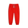 thumbnail image 1 of Casual Cargo Trousers New Boys Sweatpants Toddler Joggers Sweatpants Girls Sweat Pants Kids Casual Athletic Pull on Pants with Pockets Girls Cargo Jogger Pants Size 110, 1 of 2