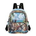 thumbnail image 1 of Casual Cats Beach Holiday Flowers Backpack for School,College and Travel, Water Resistant Bookbag,, 1 of 7