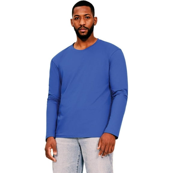 Casual Classic Mens Ringspun Cotton Long-Sleeved T-Shirt