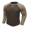 thumbnail image 1 of Casual Classic Vintage Long Sleeve Sweatshirts for Men Crew Neck Tops Lightweight Baseball Active Pullovers, 1 of 5