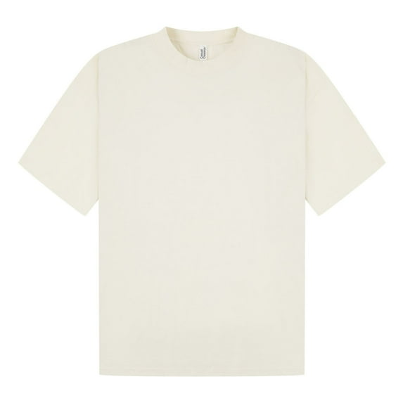 Casual Classics Adult Combed Ringspun Cotton Extended Neckline Oversized T-Shirt