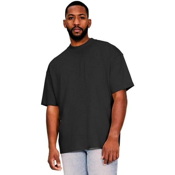 Casual Classics Adult Combed Ringspun Cotton Extended Neckline Tall Oversized T-Shirt