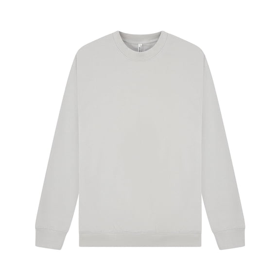 Casual Classics Adult Premium Combed Cotton Extended Neckline Oversized Sweatshirt