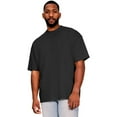 thumbnail image 1 of Casual Classics Mens Ringspun Cotton Extended Neckline Oversized T-Shirt, 1 of 4