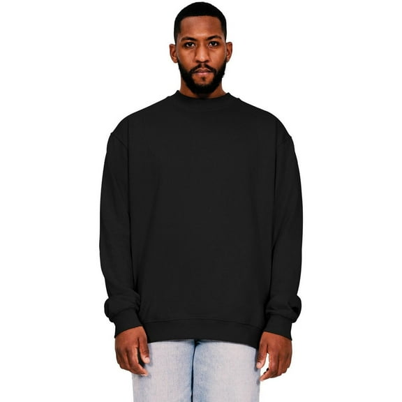 Casual Classics Mens Ringspun Cotton Extended Neckline Tall Oversized Sweatshirt