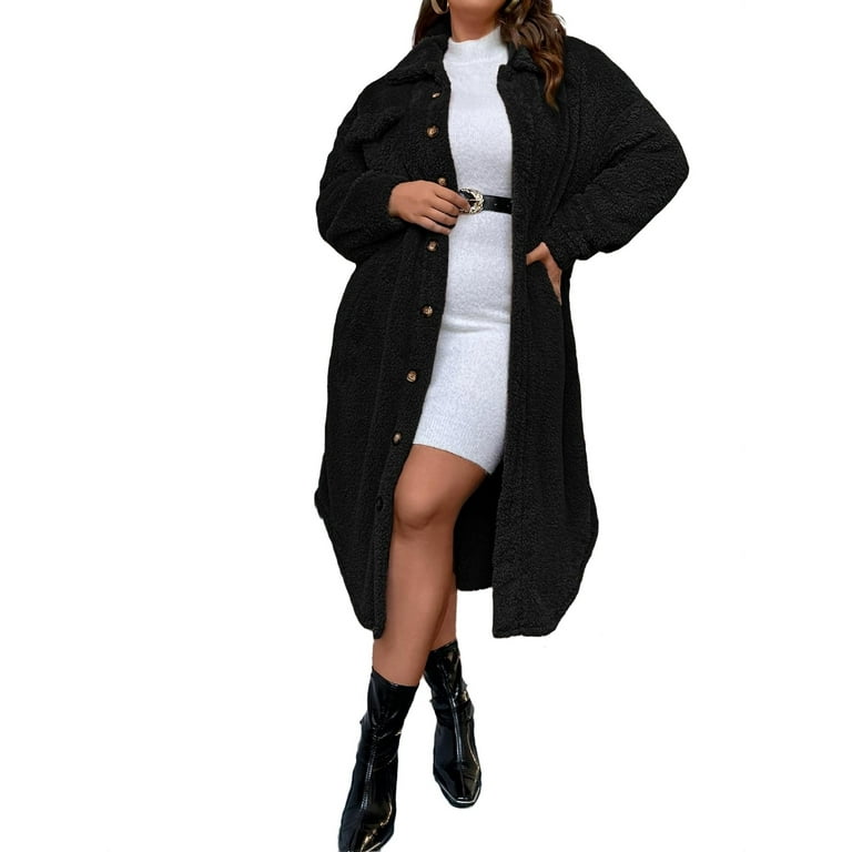 Walmart plus size ladies on sale coats