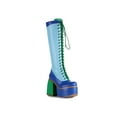 thumbnail image 1 of Casual Color Blocking Knee High Women's Chunky Platform, 1 of 3