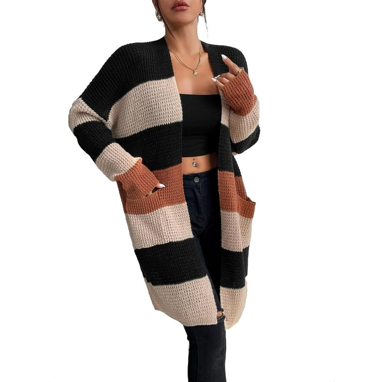 Color block cardigans hot sale