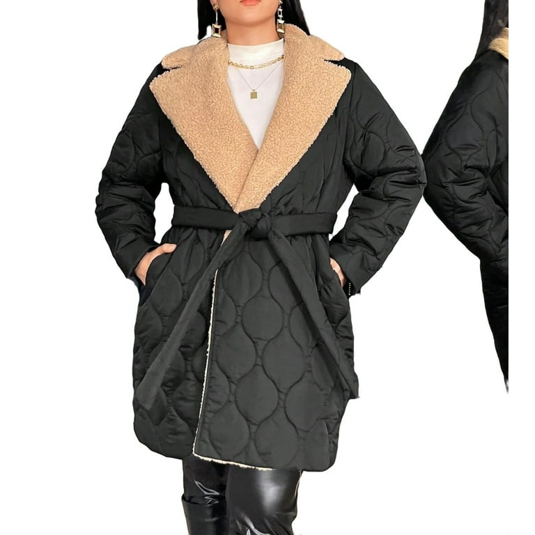 Walmart women's plus size winter coats on sale