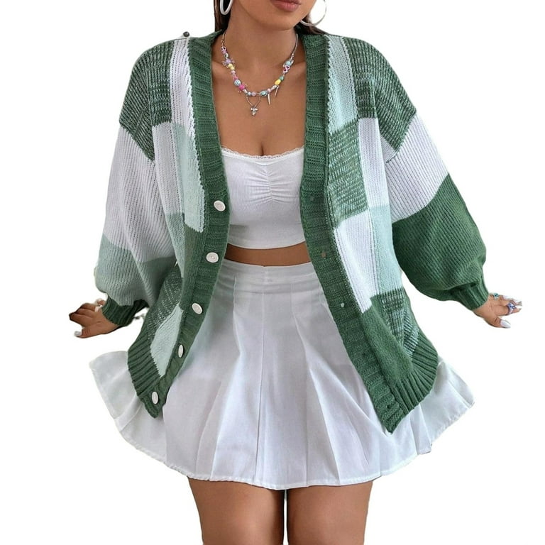 Walmart green cardigan online