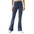 Casual Compression Legging Feminina Women Bell Bottom Pants Yoga Flared